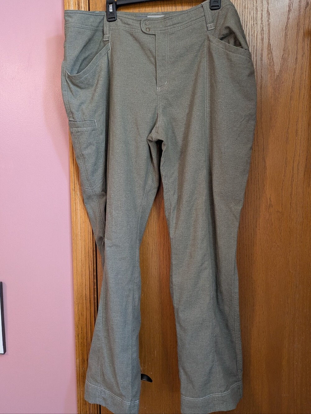 Women's Sz 20 Royal Robbins Olive Stretch Hiking Pant